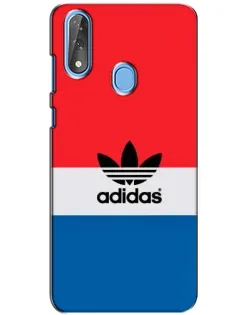 Чехол для ZTE Blade V10 с картинкой «Ретро блоки Adidas»