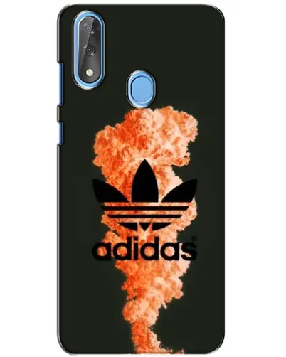 Чехол для ZTE Blade V10 с картинкой «Оранжевый дым Adidas»