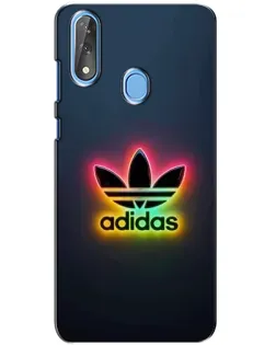 Чехол для ZTE Blade V10 с картинкой «Неоновый Adidas»