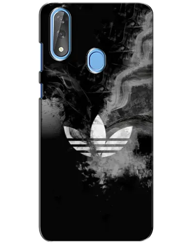 Чехол для ZTE Blade V10 с картинкой «Абстрактный дым Adidas»