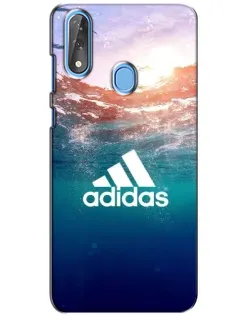 Чехол для ZTE Blade V10 с картинкой «Океанская глубина адидас»