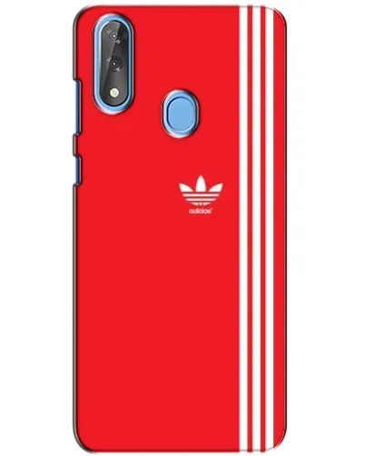 Чехол для ZTE Blade V10 с картинкой «Красный минимализм Adidas»