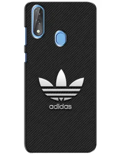 Чехол для ZTE Blade V10 с картинкой «Adidas Карбоновая текстура»