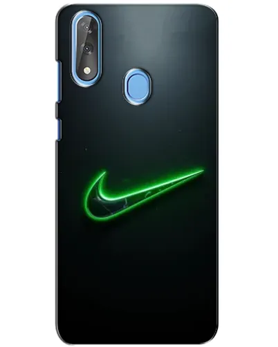 Чехол для ZTE Blade V10 с картинкой «Неоновый контур Nike»