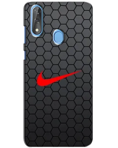 Чехол для ZTE Blade V10 с картинкой «Nike — карбоновая сетка»