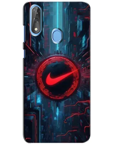 Чехол для ZTE Blade V10 с картинкой «Техногенный стиль Nike»