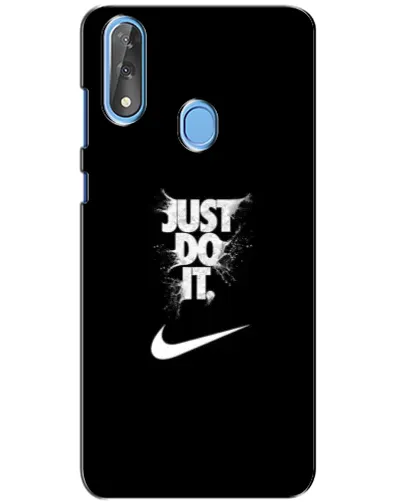 Чехол для ZTE Blade V10 с картинкой «Текстовый принт Nike»