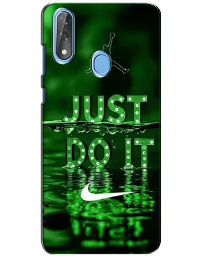Чехол для ZTE Blade V10 с картинкой «Зеленый неоновый Nike»