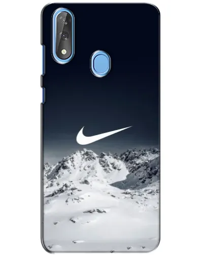 Чехол для ZTE Blade V10 с картинкой «Nike — зимние горы»