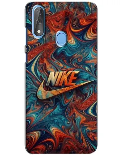 Чехол для ZTE Blade V10 с картинкой «Nike в абстракции»