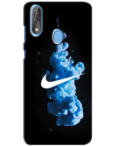Чехол для ZTE Blade V10 с картинкой «Nike и синий дым»