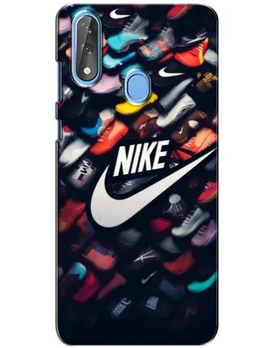 Чехол для ZTE Blade V10 с картинкой «Коллекция кроссовок Nike»
