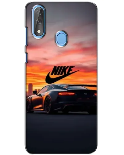 Чехол для ZTE Blade V10 с картинкой «Nike и суперкар»