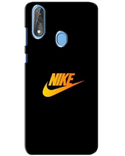 Чехол для ZTE Blade V10 с картинкой «Золотой логотип Nike»