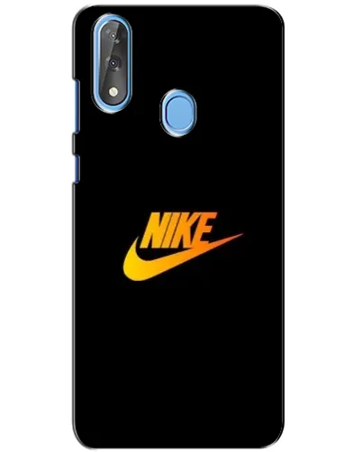 Чехол для ZTE Blade V10 с картинкой «Золотой логотип Nike»