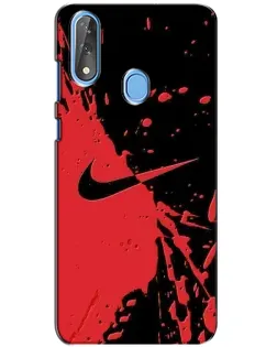 Чехол для ZTE Blade V10 с картинкой «Красные брызги Nike» Чехол для ZTE Blade V10 с картинкой «Красные брызги Nike»