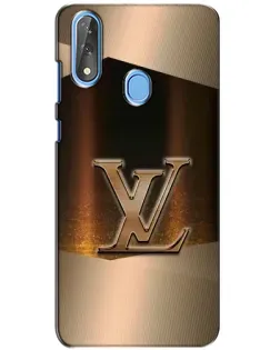 Чехол для ZTE Blade V10 с картинкой «LV — золотое сияние»