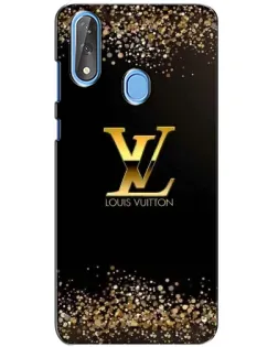 Чехол для ZTE Blade V10 с картинкой «LV — золотые искры»