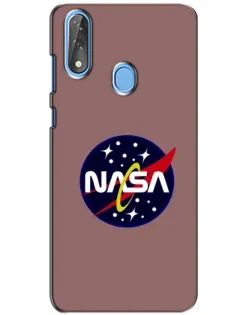 Чехол для ZTE Blade V10 с картинкой «NASA — ретро космос»