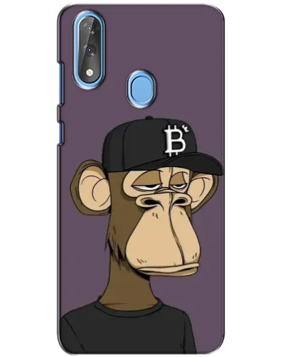 Чехол для ZTE Blade V10 с картинкой «Bored Ape в кепке»