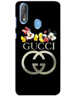 Чехол для ZTE Blade V10 с картинкой «Gucci — герои Disney»