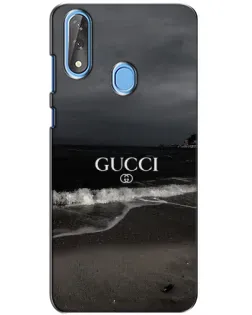 Чехол для ZTE Blade V10 с картинкой «Gucci — морской прибой»
