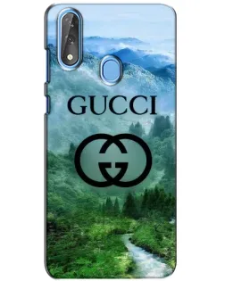 Чехол для ZTE Blade V10 с картинкой «Gucci — горный пейзаж»