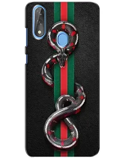 Чехол для ZTE Blade V10 с картинкой «Gucci — змея на полосе» Чехол для ZTE Blade V10 с картинкой «Gucci — змея на полосе»