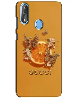 Чехол для ZTE Blade V10 с картинкой «Gucci — золотые бабочки» Чехол для ZTE Blade V10 с картинкой «Gucci — золотые бабочки»
