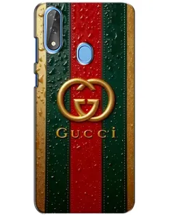 Чехол для ZTE Blade V10 с картинкой «Gucci — фирменная полоса и золото» Чехол для ZTE Blade V10 с картинкой «Gucci — фирменная полоса и золото»
