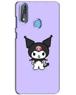 Чехол для ZTE Blade V10 с картинкой «Kuromi — нежный фиолетовый»