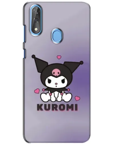 Чехол для ZTE Blade V10 с картинкой «Kuromi — фиолетовый арт»