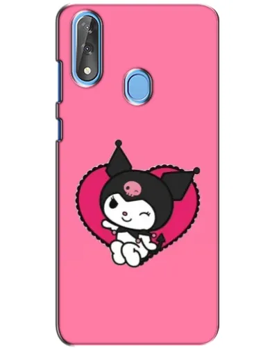 Чехол для ZTE Blade V10 с картинкой «Kuromi — любовь в сердце»