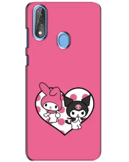 Чехол для ZTE Blade V10 с картинкой «Kuromi и My Melody»