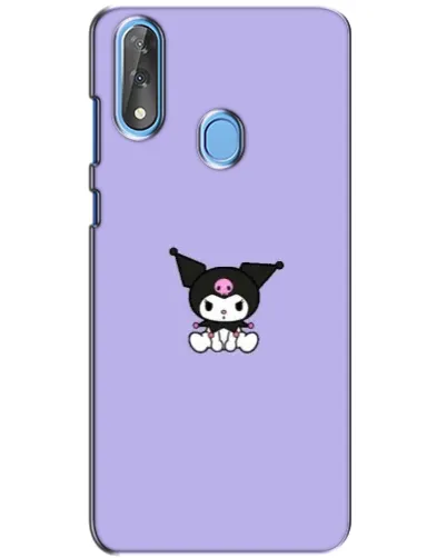 Чехол для ZTE Blade V10 с картинкой «Kuromi — фиолетовый минимализм»