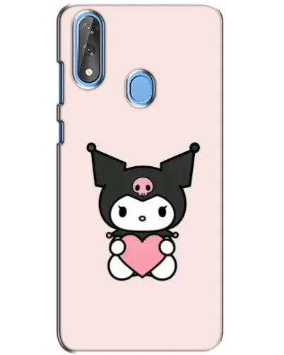 Чехол для ZTE Blade V10 с картинкой «Kuromi и сердце»
