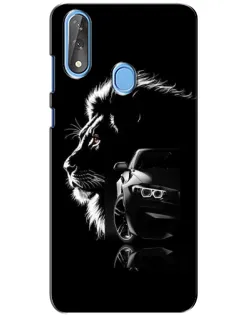 Чохол для ZTE Blade V10 з картинкою «BMW та лев»