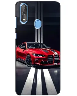 Чохол для ZTE Blade V10 з картинкою «Червона BMW на дорозі»