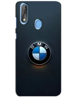 Чохол для ZTE Blade V10 з картинкою «Логотип BMW — мінімалізм»