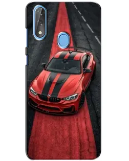 Чохол для ZTE Blade V10 з картинкою «BMW на червоній доріжці»