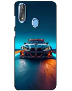 Чехол для ZTE Blade V10 с картинкой «BMW — огни неона» Чехол для ZTE Blade V10 с картинкой «BMW — огни неона»