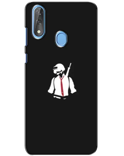 Чехол для ZTE Blade V10 с картинкой «PUBG — силуэт воина» Чехол для ZTE Blade V10 с картинкой «PUBG — силуэт воина»