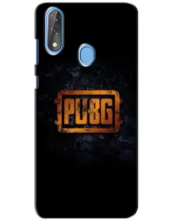 Чехол для ZTE Blade V10 с картинкой «PUBG — золотой логотип»