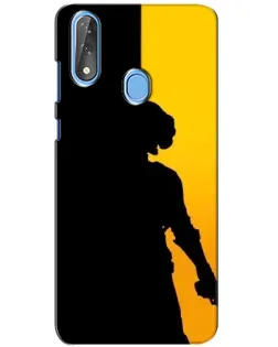 Чехол для ZTE Blade V10 с картинкой «Тень воина PUBG»
