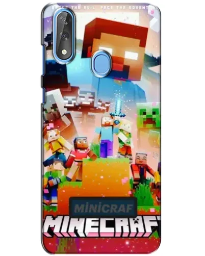 Чехол для ZTE Blade V10 с картинкой «Minecraft герои игры»