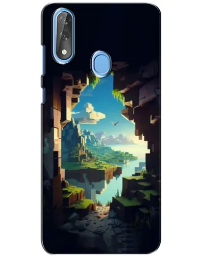 Чехол для ZTE Blade V10 с картинкой «Вид из пещеры»