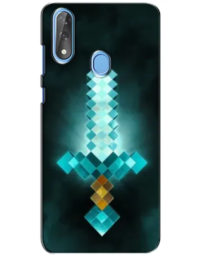 Чехол для ZTE Blade V10 с картинкой «Алмазный меч неон»