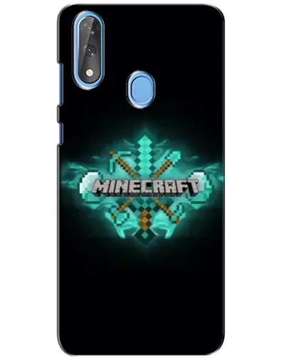 Чехол для ZTE Blade V10 с картинкой «Minecraft Diamond лого»