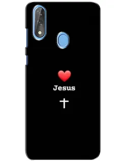 Чехол для ZTE Blade V10 с картинкой «Сердце - Jesus» Чехол для ZTE Blade V10 с картинкой «Сердце - Jesus»