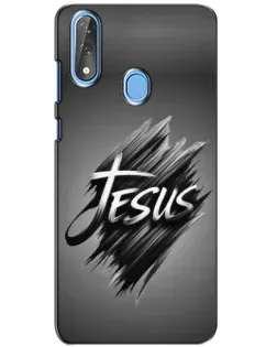 Чехол для ZTE Blade V10 с картинкой «Надпись Jesus Graffiti»